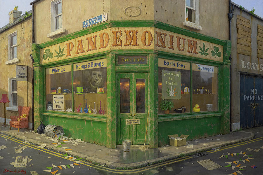 Pandemonium  Painting by Brian McCarthy