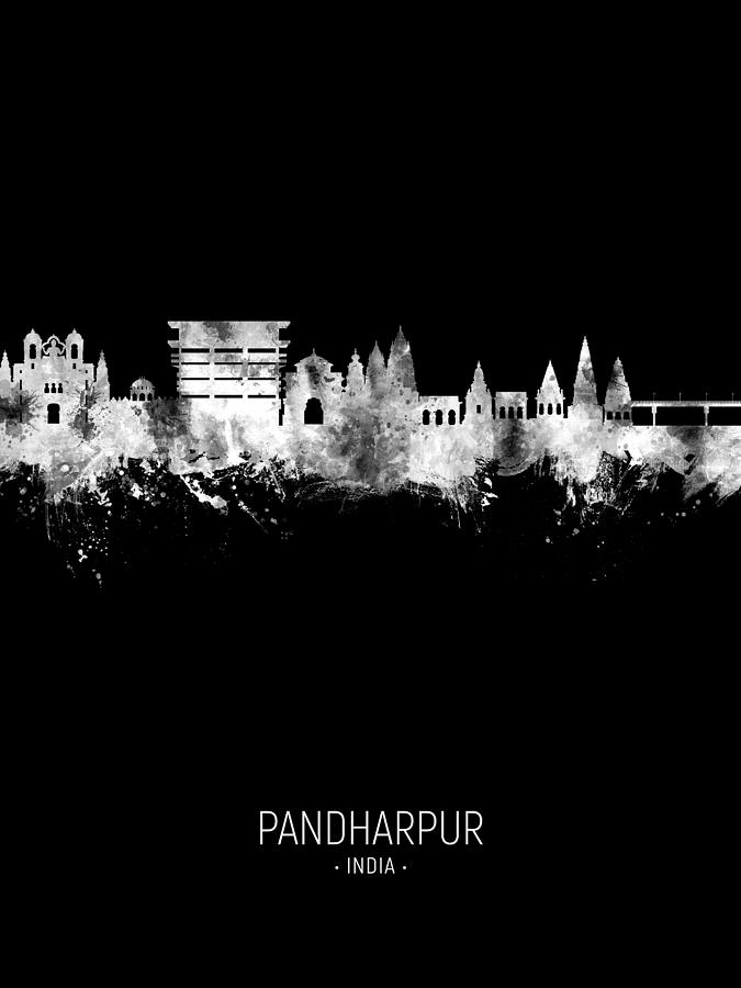 Pandharpur Skyline India #23 Digital Art by Michael Tompsett