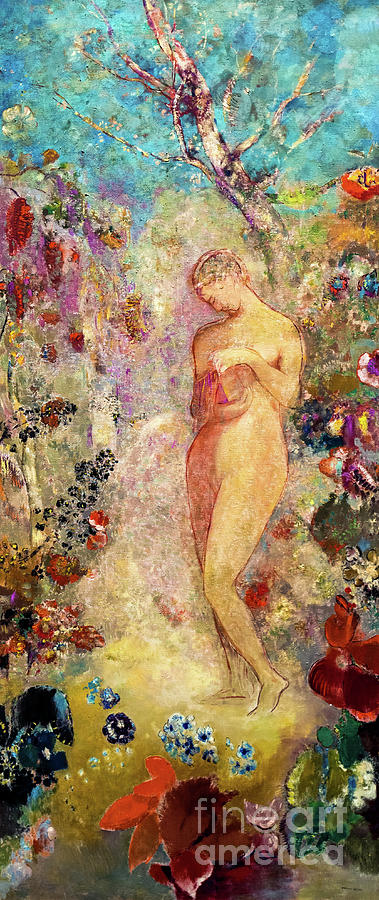 Pandora by Odilon Redon 1914 Painting by Odilon Redon