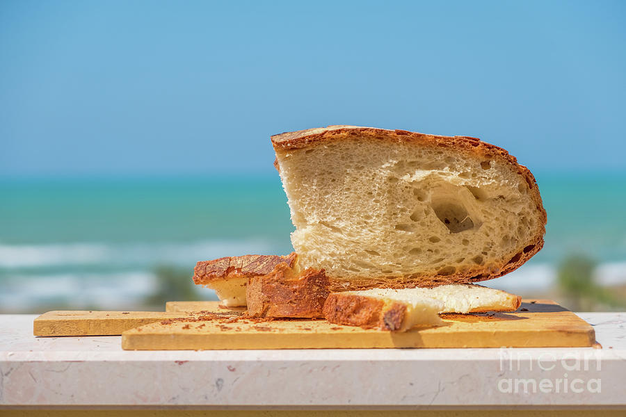 Pane Pugliese, a traditional bread of South Italy food tradition Photograph by Luca Lorenzelli
