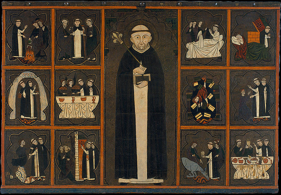 Panel of Saint Dominic Photograph by Paul Fearn