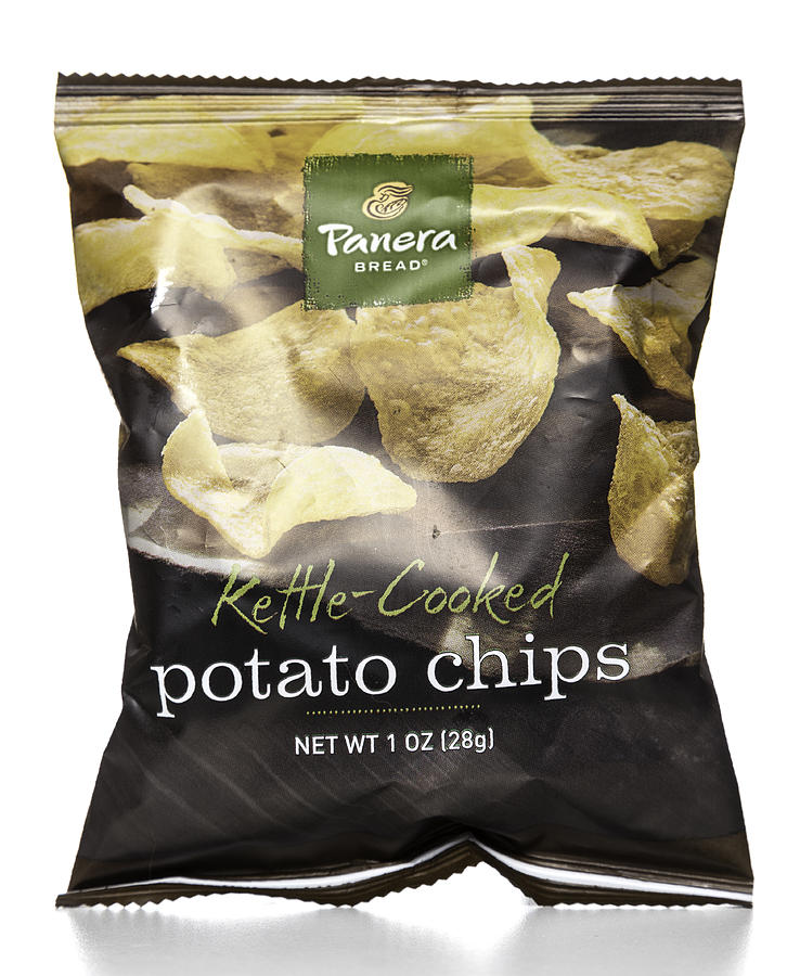 Panera Bread Kettle-Cooked potato chips package Photograph by Jfmdesign