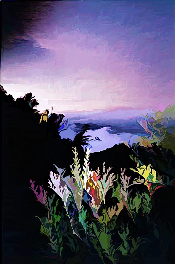 Panguna Mountain Climb Bougainville Island Mixed Media by Joan Stratton