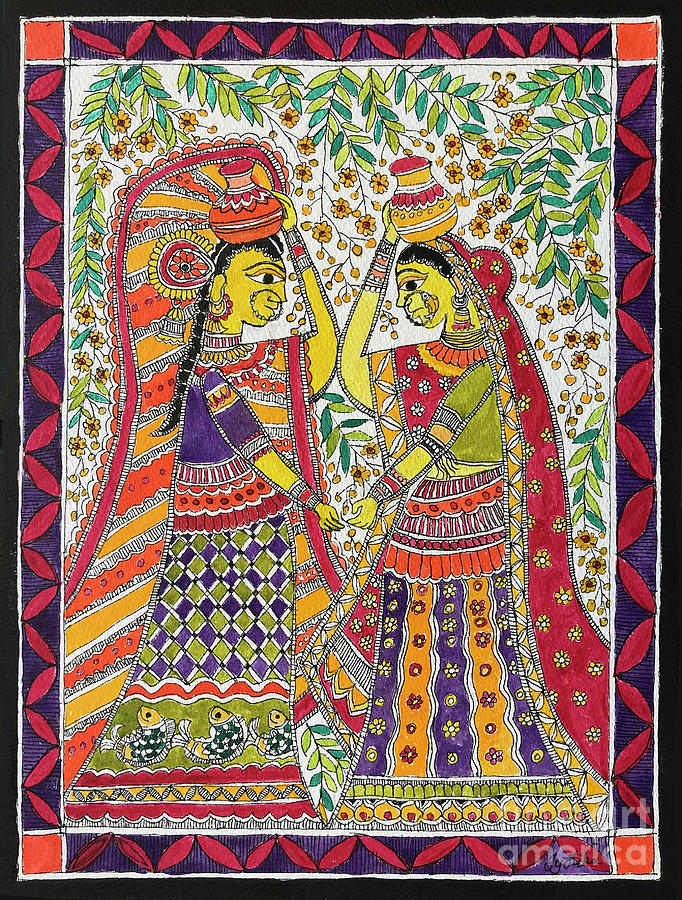 Panihari  Painting by Jyotika Shroff