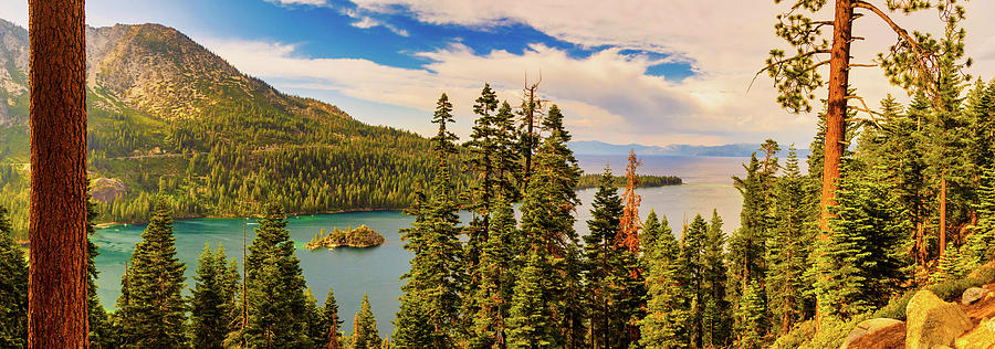 Panorama Lake Tahoe, California Photograph