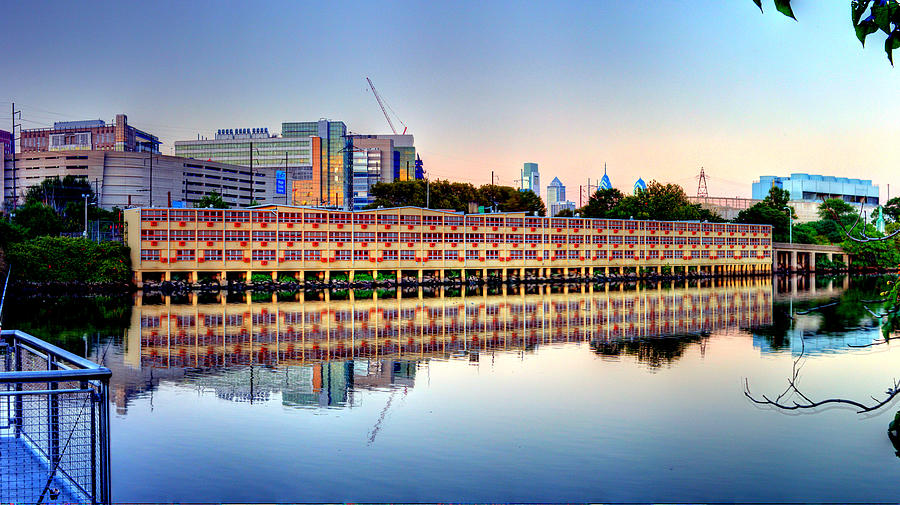 Philadelphia Photograph - Panorama 2740 View from Grays Ferry Crescent by Bob Bruhin