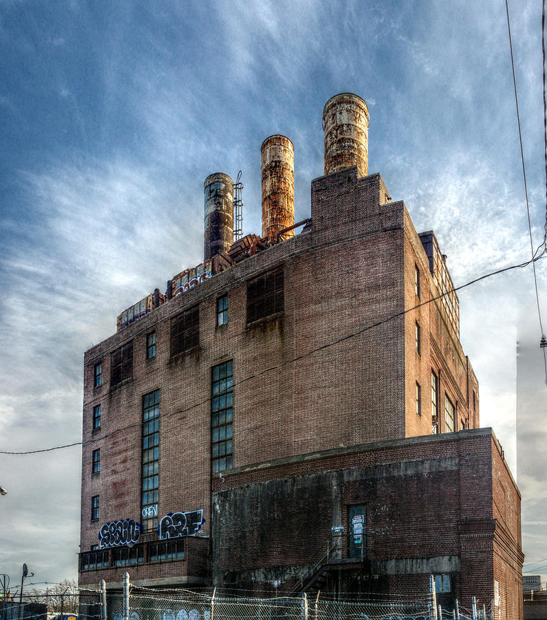Philadelphia Photograph - Panorama 3206 Willow Street Steam Plant by Bob Bruhin