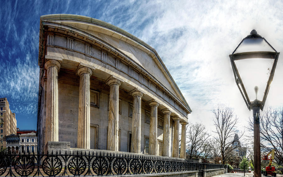 Philadelphia Photograph - Panorama 3280 Second Bank of the United States by Bob Bruhin