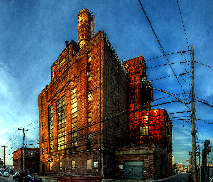 Philadelphia Photograph - Panorama 3647 Willow Street Steam Plant by Bob Bruhin