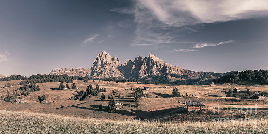 Panorama Alpe di Siusi, Italy Photograph by Henk Meijer Photography