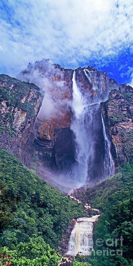 Panorama Angel Falls Canaima National Park Venezuela Photograph by Dave Welling Panorama Angel Falls Canaima National Park Venezuela Photograph by Dave Welling