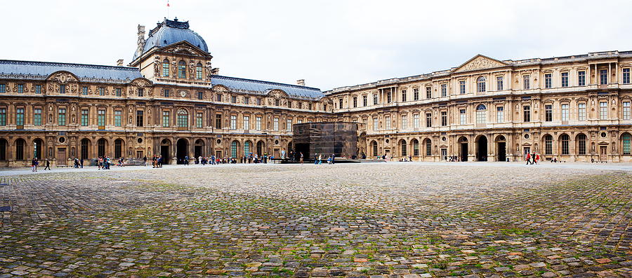 Panorama by Eva Jospin, Cour Carrée, the Louvre Photograph by Stefano Amantini/Atlantide Phototravel