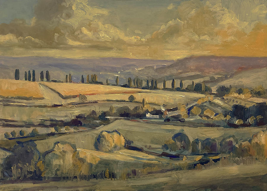 Panorama Eyser Plantation Painting by Nop Briex