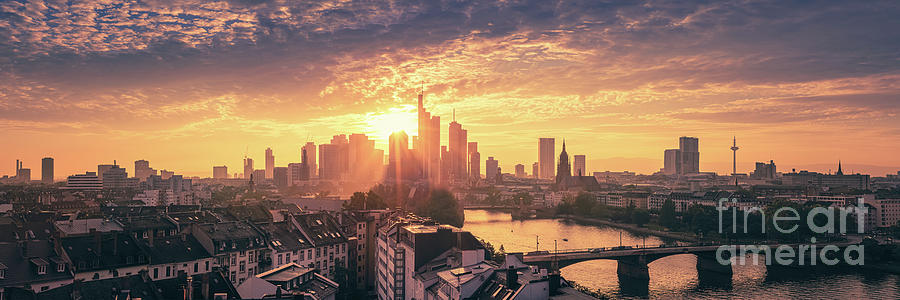 Panorama From Frankfurt Am Main, Germany Photograph