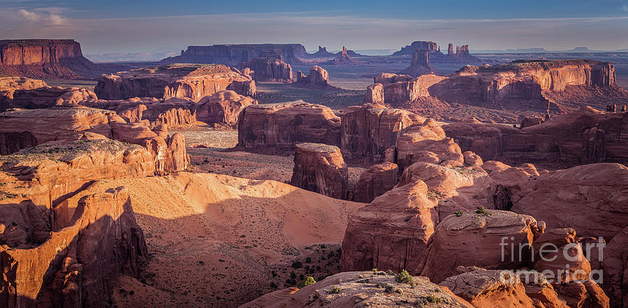 Panorama From Hunts Mesa, Monument Valley Photograph