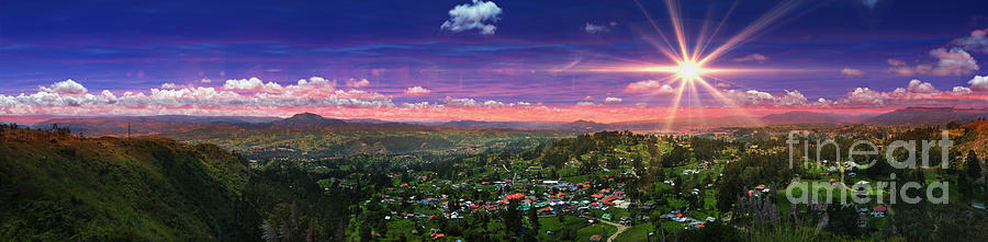 Panorama From Pachamama VI Photograph by Al Bourassa