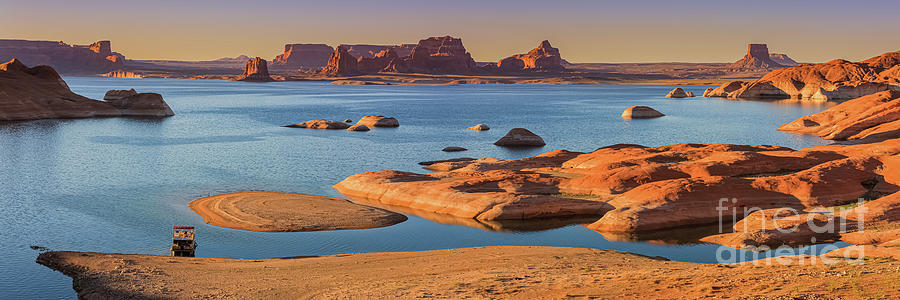 Panorama from Padre Bay, Lake Powell Photograph by Henk Meijer Photography