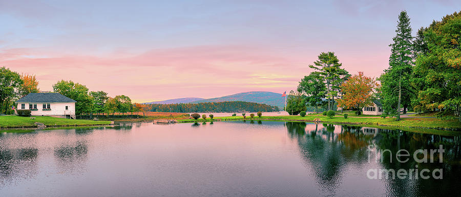 Panorama from Somesville, Acadia N.P., Maine Photograph by Henk Meijer Photography