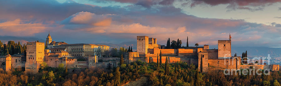 Panorama From The Alhambra, Granada, Spain Photograph