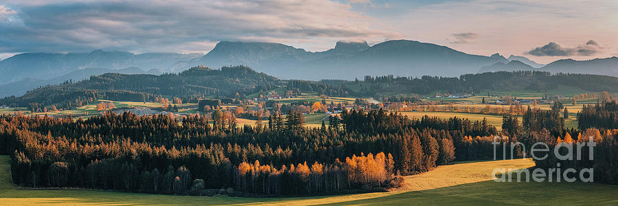Panorama From The Allgau In Bavaria, Germany Photograph