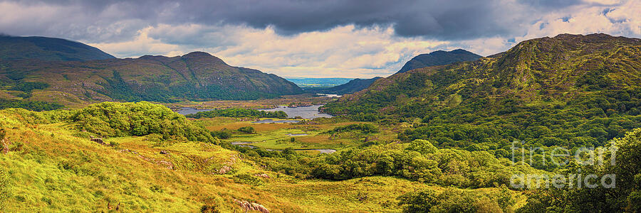 Killarney National Park Photograph - Panorama from the Ladies View by Henk Meijer Photography