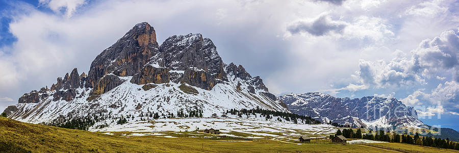 Panorama from the Peitlerkofel Photograph by Henk Meijer Photography