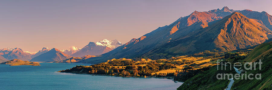 Panorama From The Road To Glenorchy Photograph