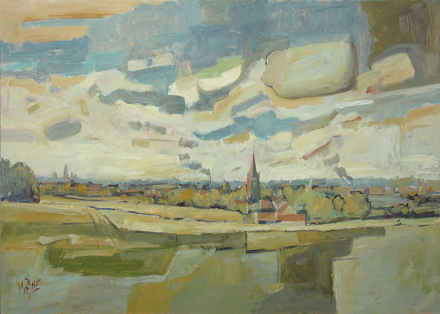 Panorama Maastricht Painting by Nop Briex