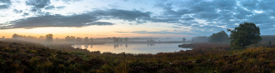 Panorama Misty Fen Photograph by William Mevissen
