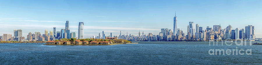 Panorama - New York And New Jersey Photograph by Granger