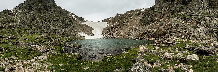Panorama of Andrews Glacier and Tarn Photograph by Kelly VanDellen