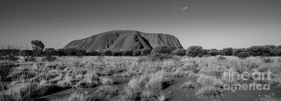 Panorama of Ayers Rock Photograph by Benny Marty
