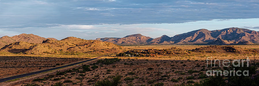 Panorama Of Davis Mountains Scenic Loop From Point Of Rocks Picnic Area - Fort Davis West Texas Photograph