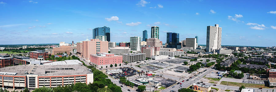Fort Worth Photograph - Panorama Of Downtown Fort Worth, Texas by Scott Huynh Fort Worth Photograph - Panorama Of Downtown Fort Worth, Texas by Scott Huynh