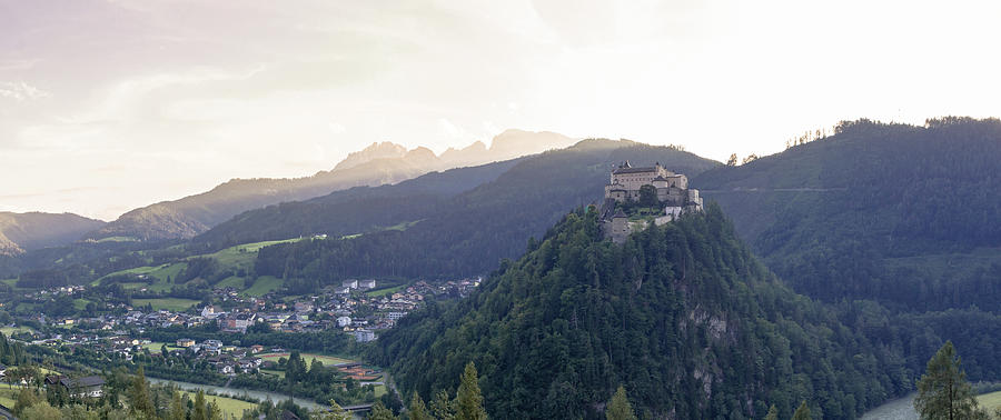 Panorama of Hohenwerfen Castle Photograph by Vaclav Sonnek