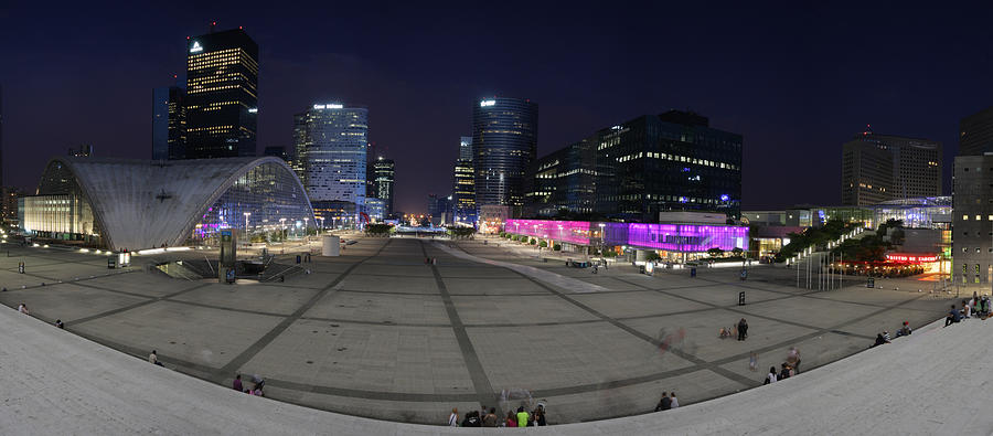 Panorama of La Defense Photograph by by Ludovic Toinel