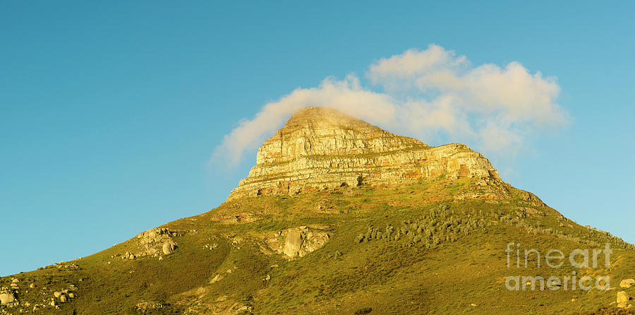 Panorama Of Lions Head In Cape Town Photograph