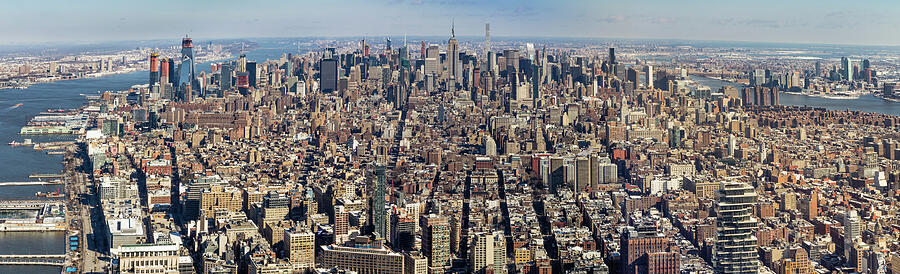 Panorama of New York Photograph by Elvira Peretsman