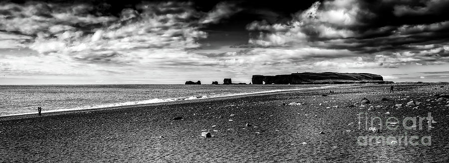 Panorama of Reynisfjara Beach Iceland Photograph by M G Whittingham