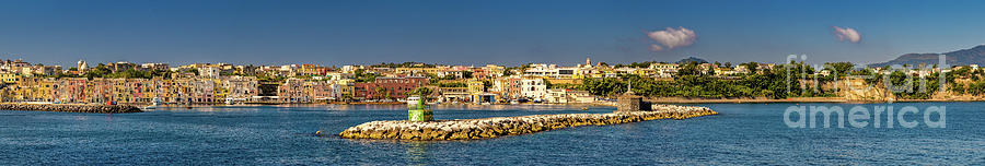 Panorama Of The Island Of Procida Photograph by Vivida Photo PC