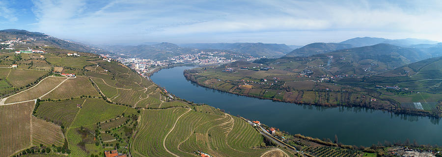 Panorama of vineyards in Douro Valley Photograph by Mikhail Kokhanchikov