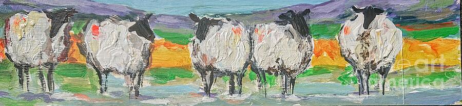 Panorama Paintings of connemara sheep Painting by Mary Cahalan Lee - aka PIXI Panorama Paintings of connemara sheep Painting by Mary Cahalan Lee - aka PIXI