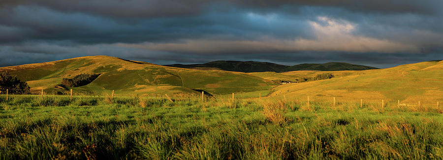 Panorama View Across the Southern Uplands in Scotland Photograph by ...