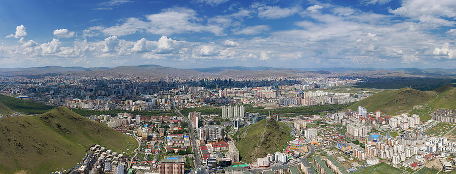 Panorama view of Ulaanbaatar Mongolia Photograph by Mikhail Kokhanchikov