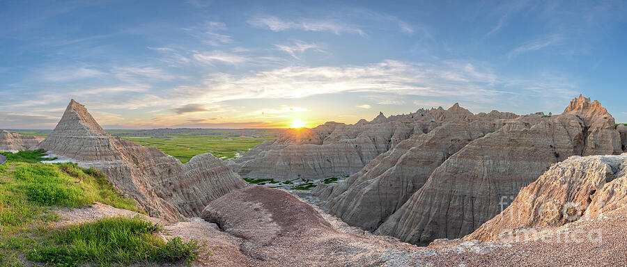 Panoramic Badlands National Park Photograph by Brian Kamprath Panoramic Badlands National Park Photograph by Brian Kamprath
