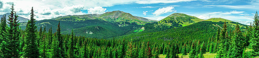 Mountain Photograph - Panoramic Boreas Pass II by Lanita Williams