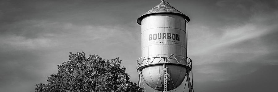 Panoramic Bourbon Monochrome Photograph by Gregory Ballos