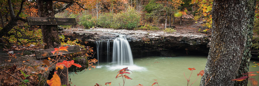 Panoramic Falls Along Falling Water Creek - Arkansas Photograph by Gregory Ballos