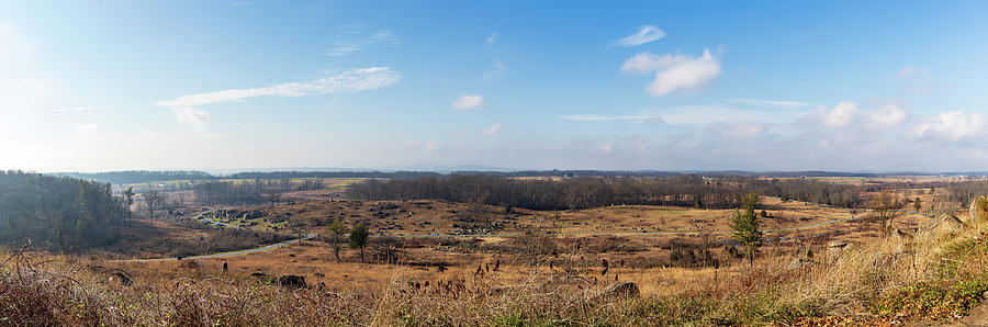 Panoramic Gettysburg  Photograph by Amelia Pearn