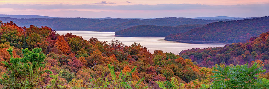 Panoramic Landscape Of Beaver Lake - Northwest Arkansas Photograph